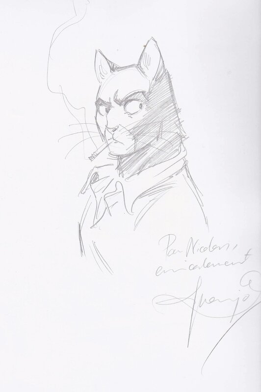 Blacksad par Juanjo Guarnido - Dédicace