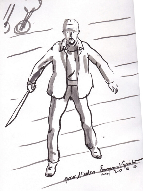 Emmanuel Guibert, Le Capitaine Ecarlate - Dédicace