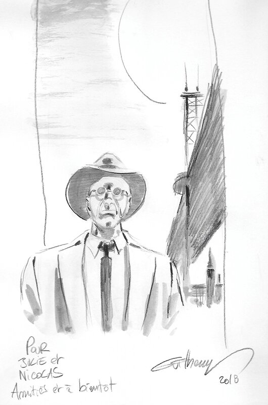 Tesla par Guilhem - Dédicace