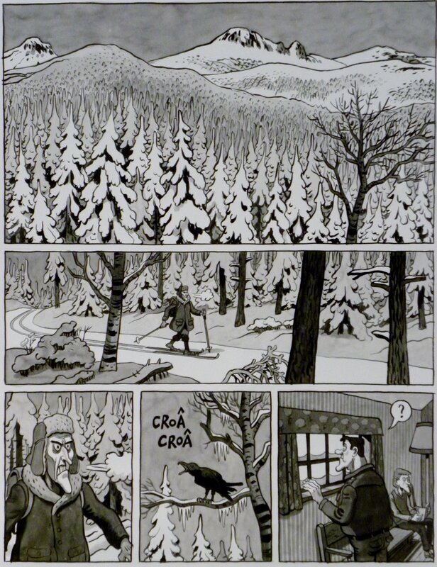 En vente - Arto Paasilinna – La forêt des renards pendus – Nicolas Dumontheuil – Page 125 - Planche originale