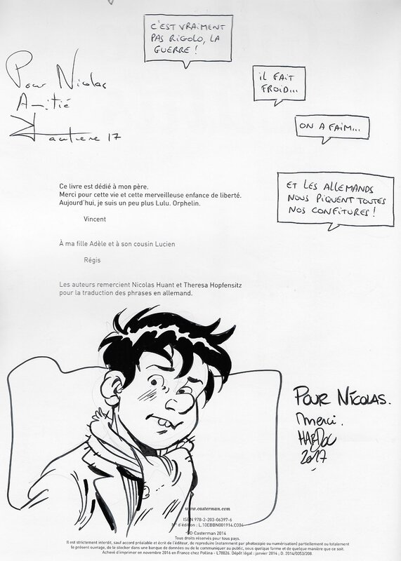 La Guerre des Lulus par Hardoc, Régis Hautière - Dédicace