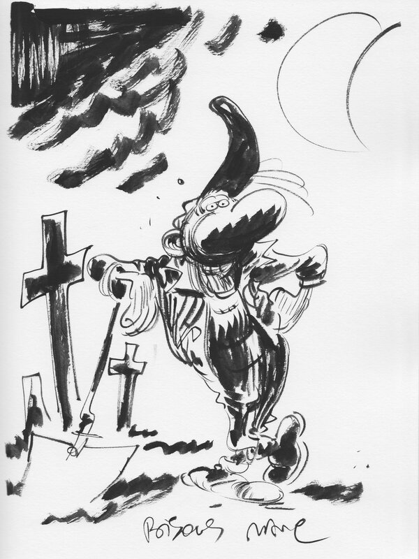 Pierre Tombal by Marc Hardy - Sketch