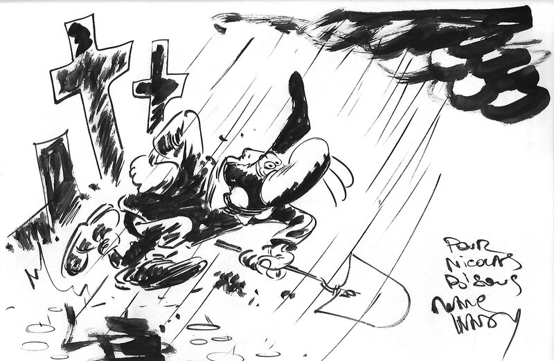 Pierre Tombal by Marc Hardy - Sketch