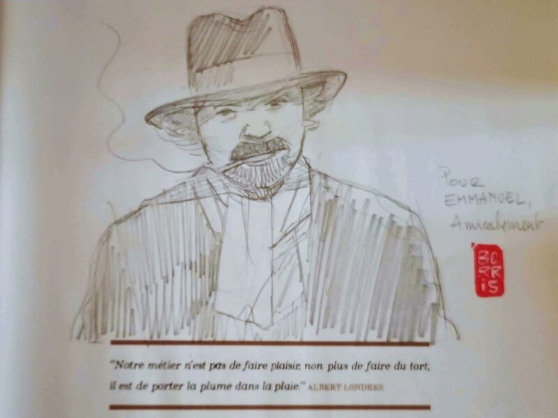 Borris, Albert Londres doit disparaître_2022Mai14 - Dédicace