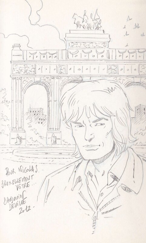 Rider on the Storm by Baudouin Deville - Sketch