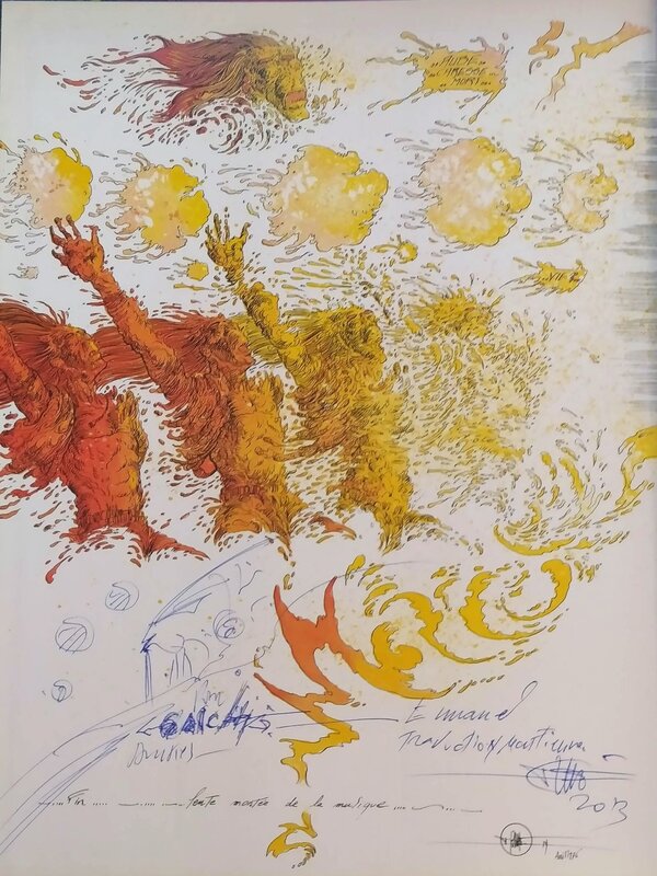 La Nuit_2013Sep28 par Philippe Druillet - Dédicace