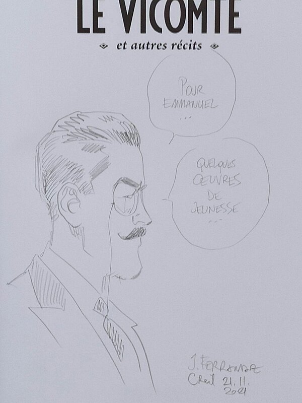 Jacques Ferrandez, Le Vicomte_2021Nov21 - Dédicace