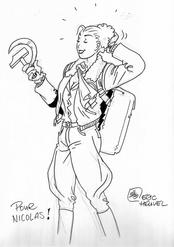 January Jones by Eric Heuvel - Sketch