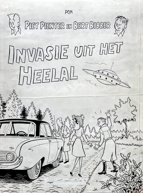 Pom, Invasie uit het heelal - Couverture originale