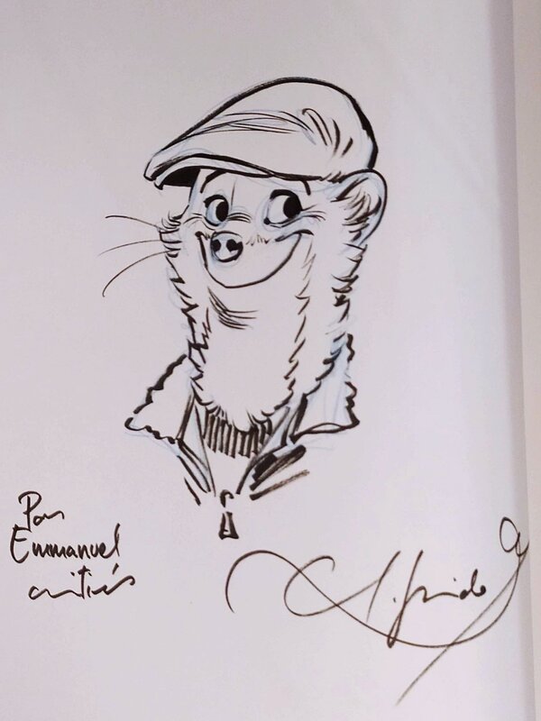 Juanjo Guarnido, Blacksad tome6_2021Oct10 - Sketch
