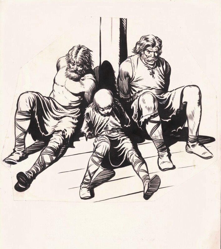 Hans Kresse, Jeugd van Eric - Illustration for PumPum - Illustration originale