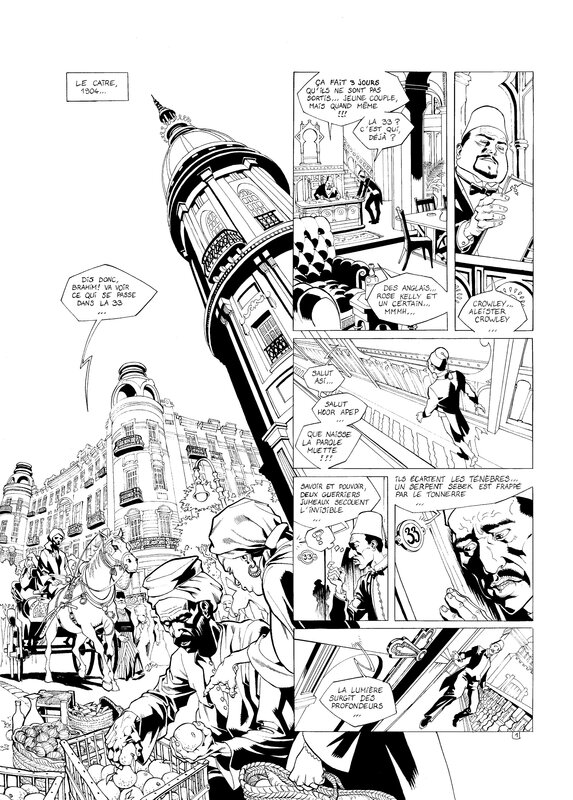 For sale - Crowley au Caire by Pierre Taranzano - Comic Strip