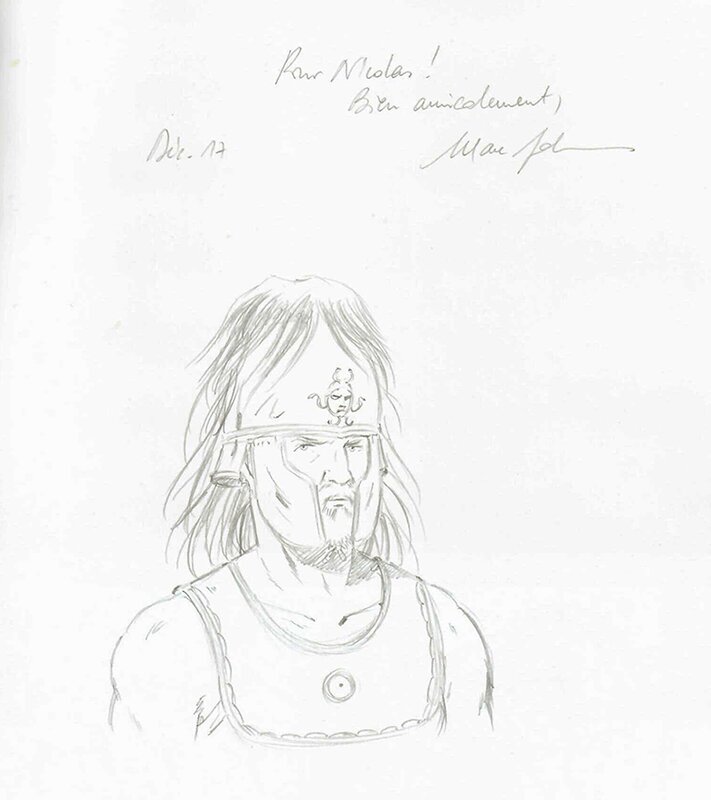 Marc Jailloux, Dédicace dans Le Serment du Gladiateur - Dédicace