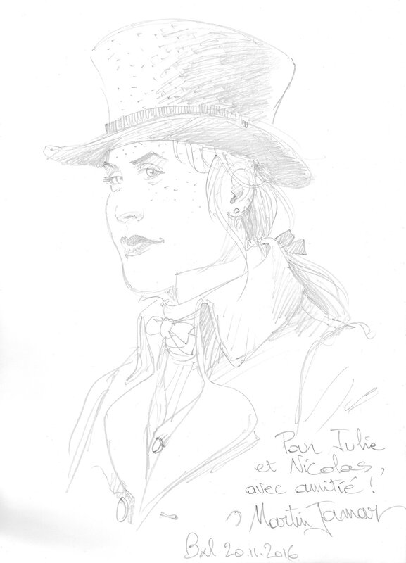 Double Masque by Martin Jamar - Sketch