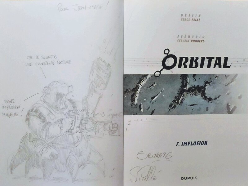 Orbital tome7_2018 by Serge Pellé, Sylvain Runberg - Sketch