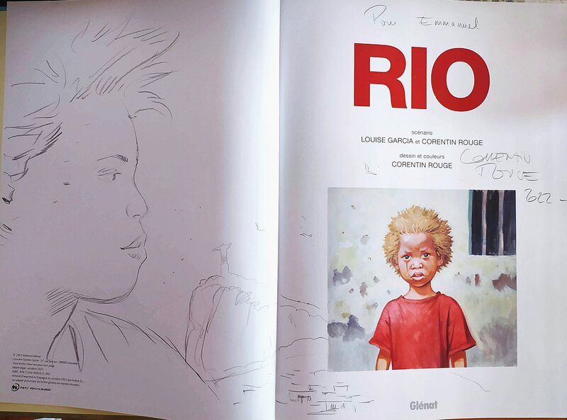 Corentin Rouge, Rio Intégrale 2022Juin11 - Dédicace