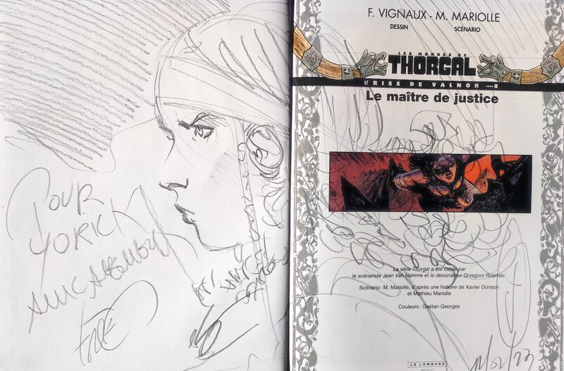 Frédéric Vignaux, Les mondes de Thorgal-Kriss de Valnor T.8 Le maître de justice - Sketch