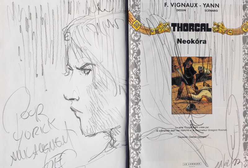 Frédéric Vignaux, Thorgal T.39 Neokora - Dédicace