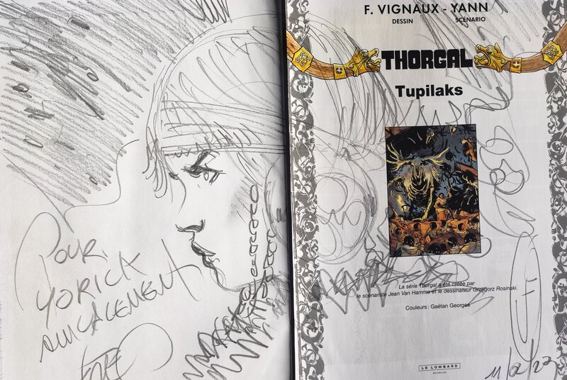 Frédéric Vignaux, Thorgal T.40 Tupilaks - Sketch