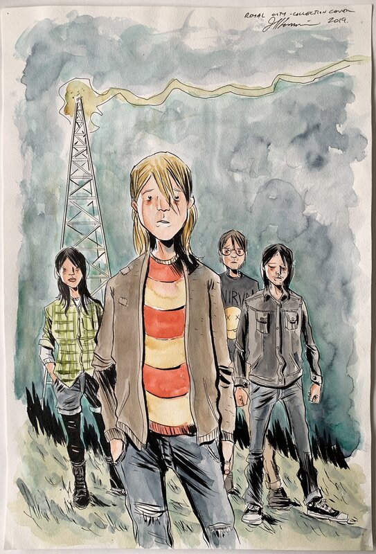 Jeff Lemire - Royal City - Cover - Couverture originale