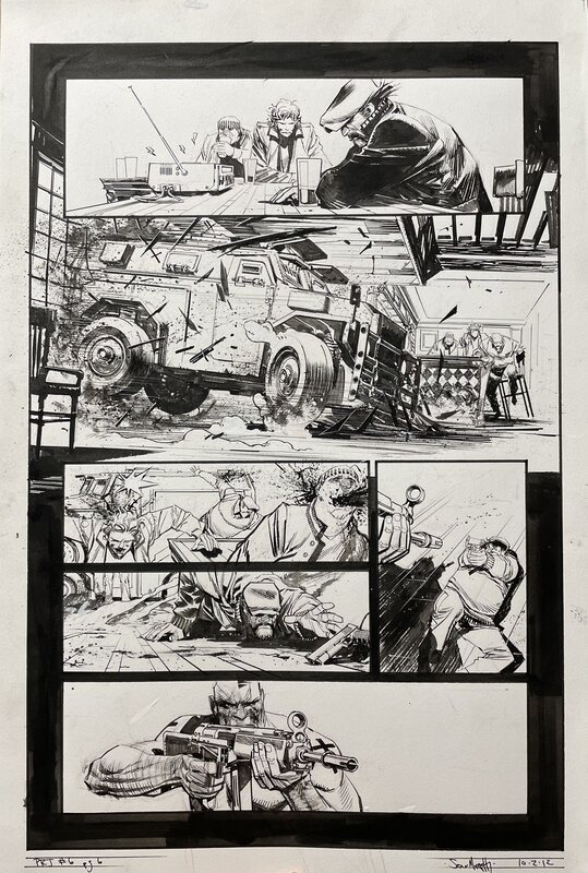 Sean Murphy, Punk Rock Jesus #6 p6 - Planche originale