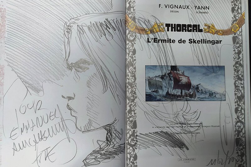 Frédéric Vignaux, Thorgal tome 37 2023Fev11 - Sketch