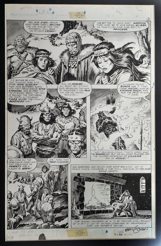 John Buscema, Ernie Chan, The Savage Sword of Conan #71 Pg. 2 - Comic Strip