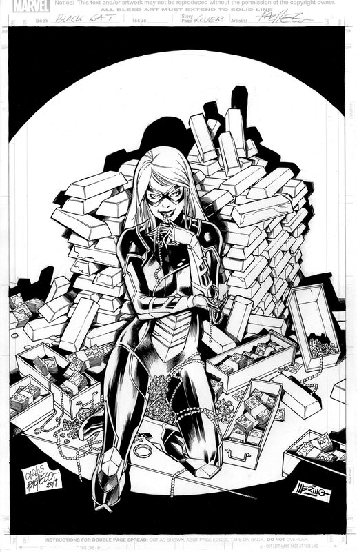 Carlos Pacheco, Jesus Merino, Carlos Pacheco - Spider-Man : the Black Cat strikes #3 cover - Original Cover