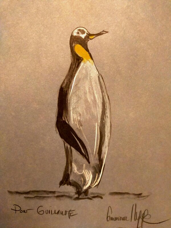 La Lune est blanche by Emmanuel Lepage - Sketch