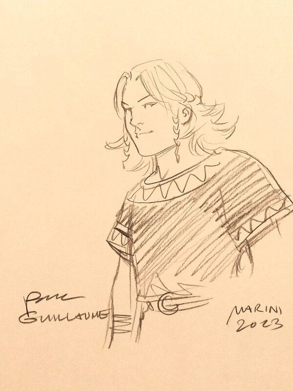 Enrico Marini, Les aigles de Rome, tome 1 - Sketch