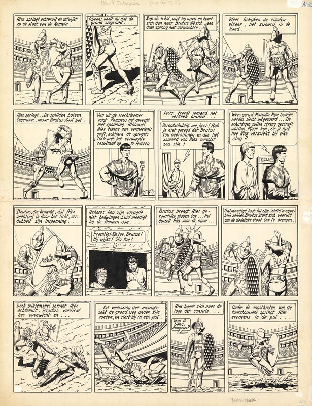 Jacques Martin, Alix - T1 Gladiateur - Comic Strip