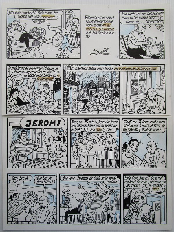 Jeromba de Griek by Willy Vandersteen - Comic Strip