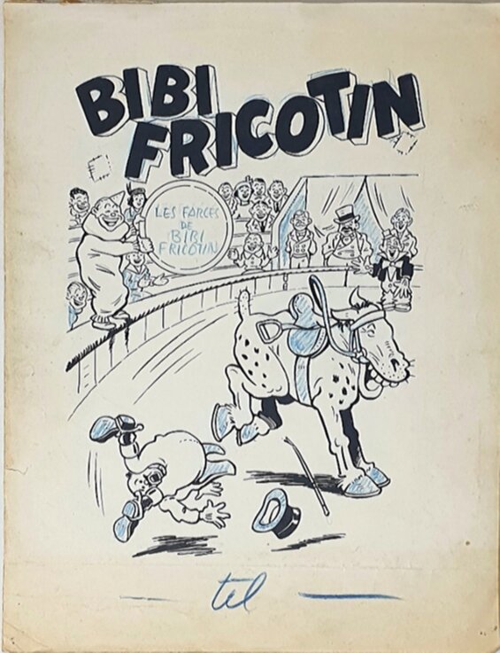 Pierre Lacroix, Louis Forton, Les farces de Bibi Fricotin - Original Cover