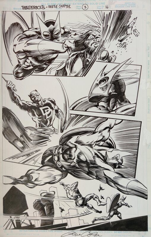 Gene Colan, Tom Palmer, Daredevil vs Beetle - Gene Colan/ Tom Palmer - Planche originale