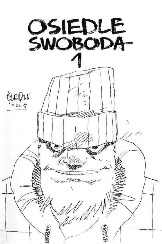 Michał Śledziński, Lotissement de la liberté / Osiedle swoboda - Dédicace