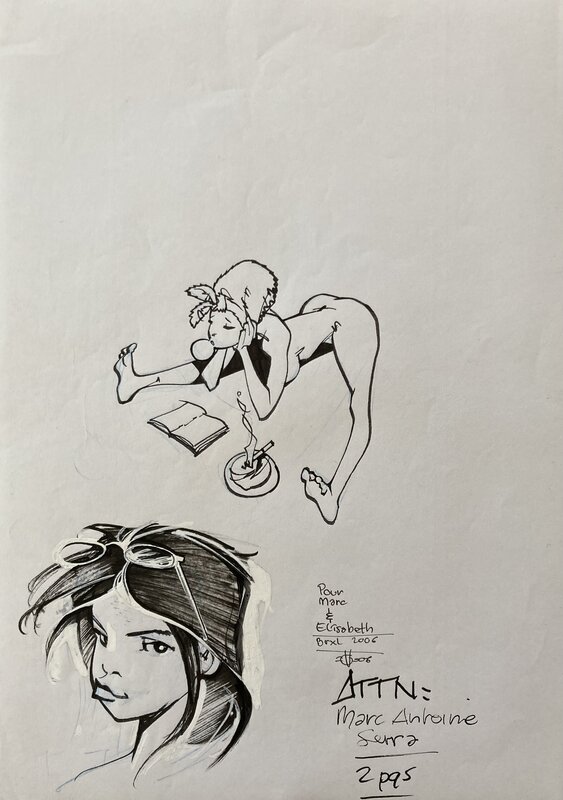 Croquis by Olivier Vatine - Original art