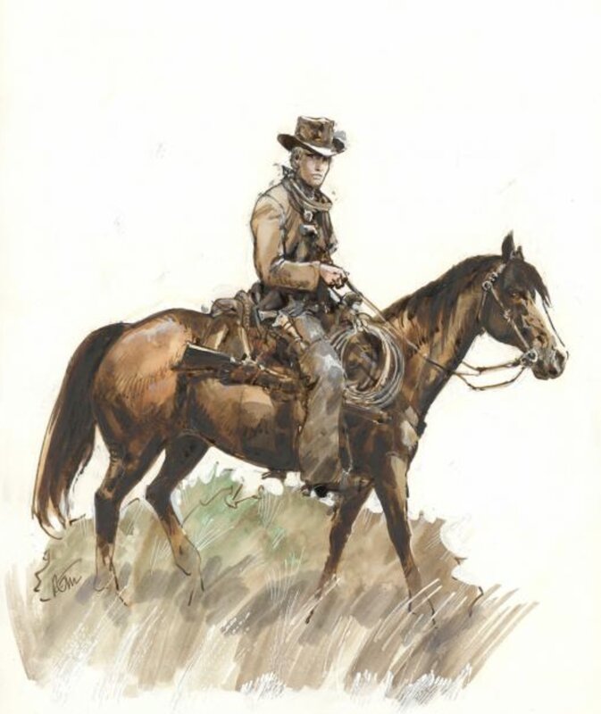 Western by Grzegorz Rosinski - Original Illustration