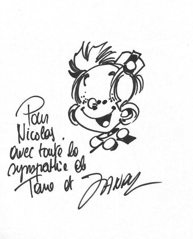 Le Petit Spirou par Janry - Dédicace