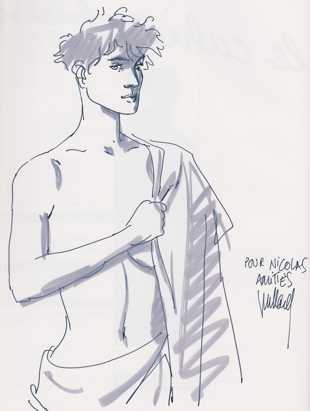 Le Cahier Bleu par André Juillard - Dédicace