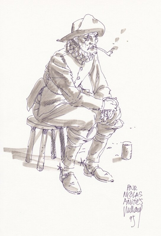 André Juillard, Les 7 Vies de l'Epervier - Dédicace