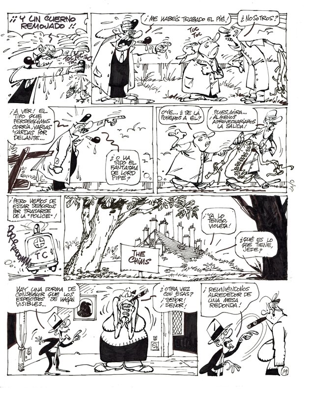 Raf, El Fantasma de Lord Pipe Pg. 19 - Comic Strip