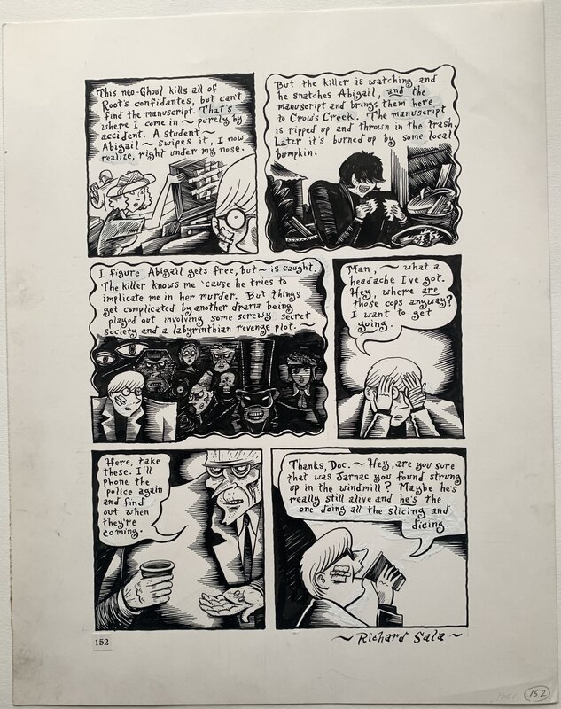 Richard Sala - The Chuckling Whatsit - p152 - Planche originale