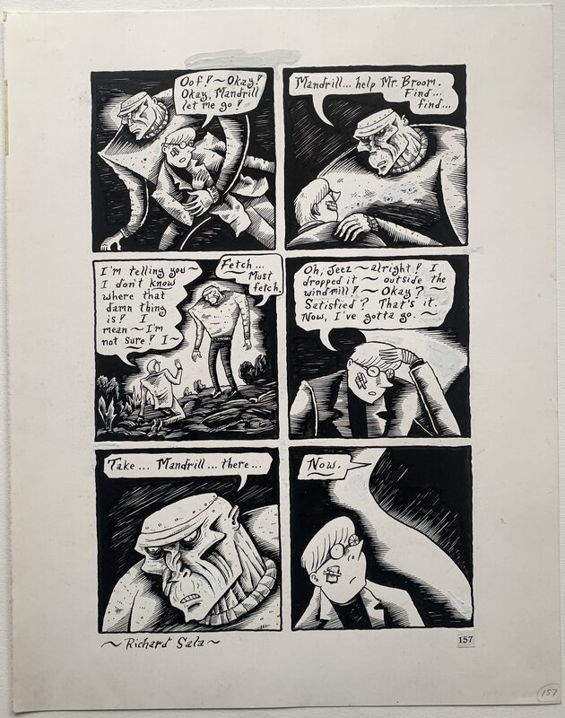 Richard Sala - The Chuckling Whatsit - p157 - Planche originale