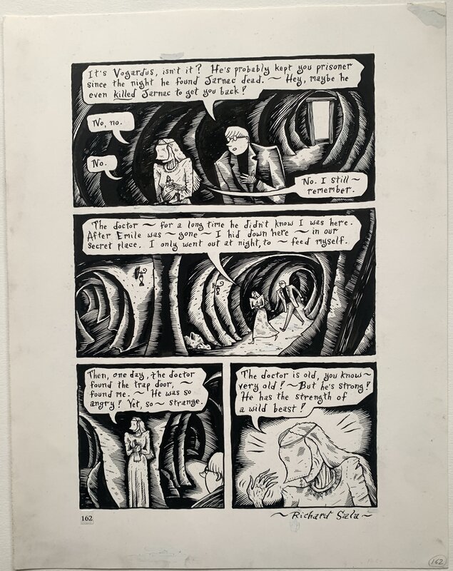 Richard Sala - The Chuckling Whatsit - p162 - Planche originale