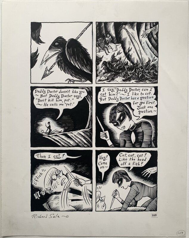 Richard Sala - The Chuckling Whatsit - p169 - Planche originale