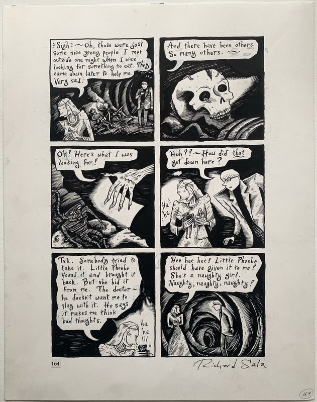 Richard Sala - The Chuckling Whatsit - p164 - Planche originale