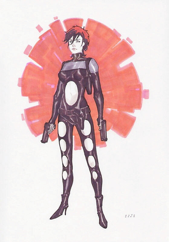 En vente - Beautiful Killer par Phil Noto - Illustration originale