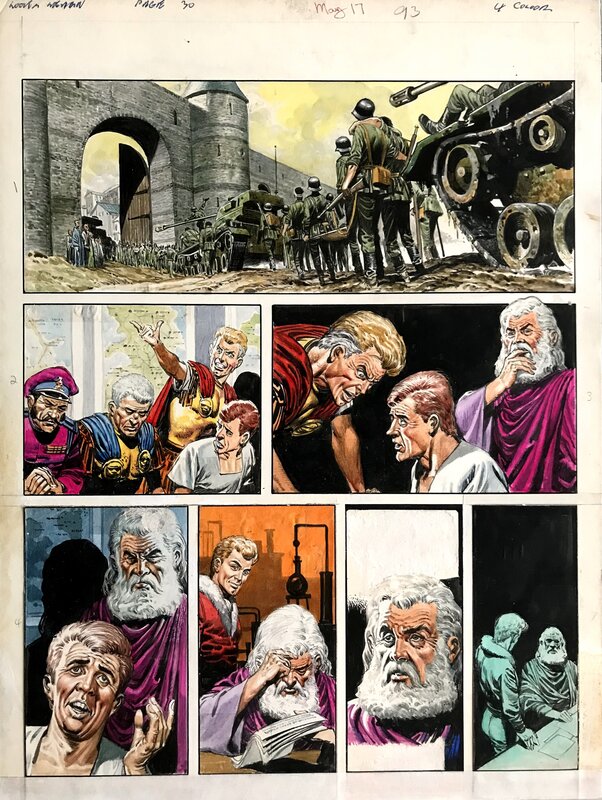 Trigian Empire par Don Lawrence - Planche originale