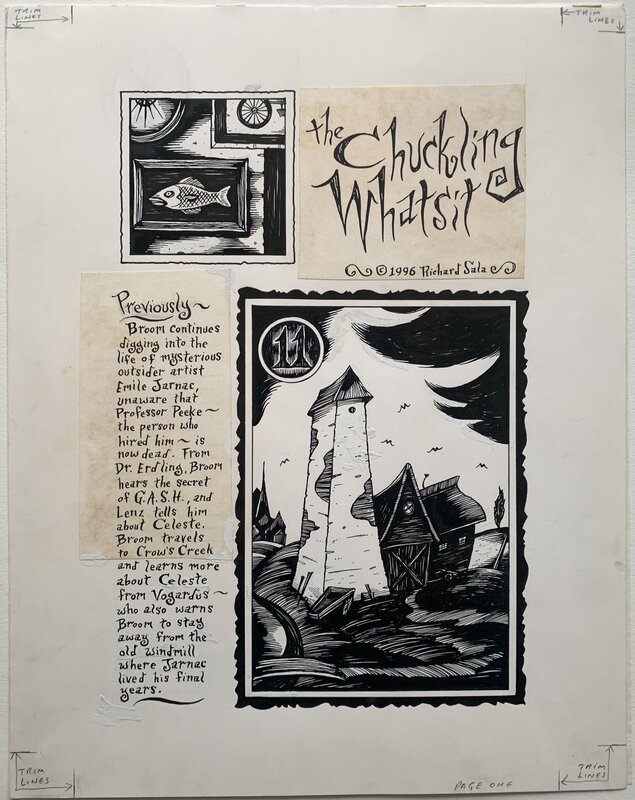 Richard Sala - The Chuckling Whatsit - p101-102 - Planche originale
