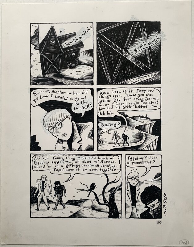 Richard Sala - The Chuckling Whatsit - p103 - Planche originale